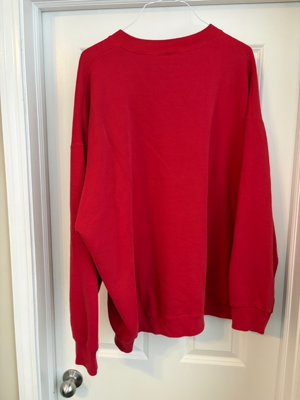 Vintage Indiana University Basketball Embroidered Red Crewneck Sweatshirt XXL - Picture 5 of 6